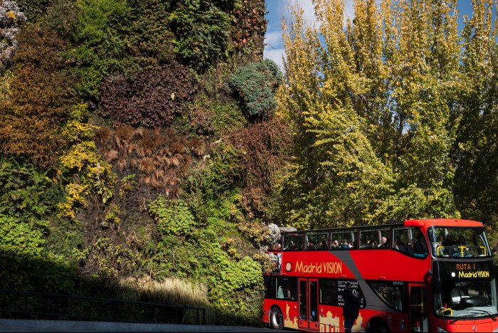Madrid - Vertical gardens in 
