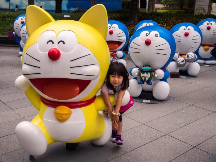 Tokyo, lovely heart - Doraemon Street Exhibition - Nogizaka